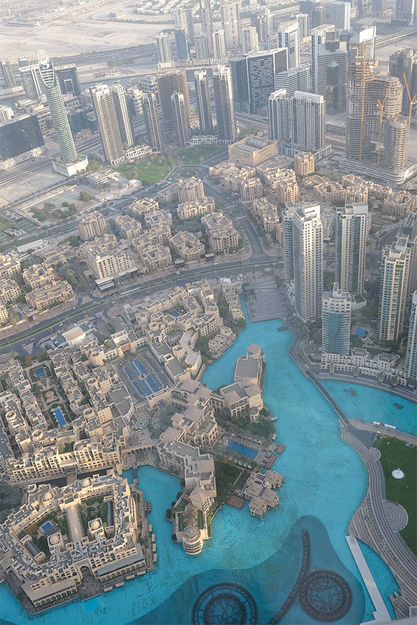 Activités incontournables à Dubaï - Vue Burj Khalifa